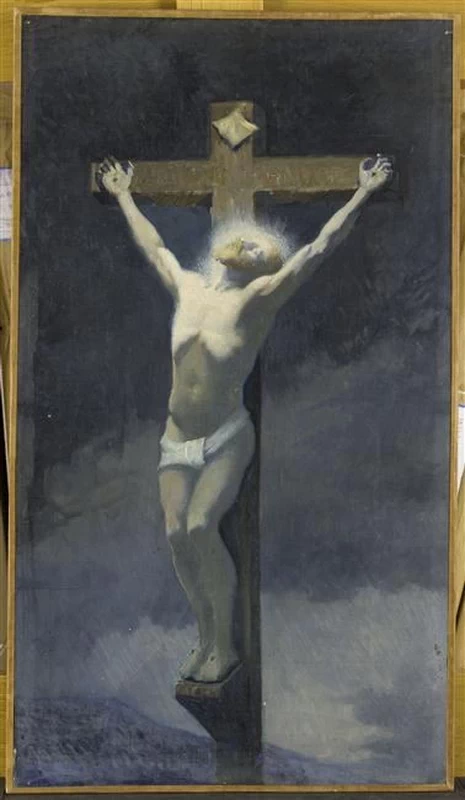Crocifissione, bozzetto per il dipinto collocato nella chiesa di Mobecq - Museo d'Orsay